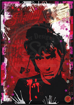 Johnny Thunders, Poster, Graphic Design, Poster for Sale, Rock n Roll, Blues, Rhythm'n Blues, Punk, Sophie Lo